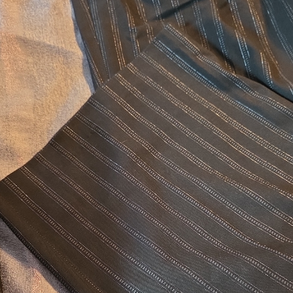 Lane Bryant Charcoal Striped Trousers - Picture 6 of 6